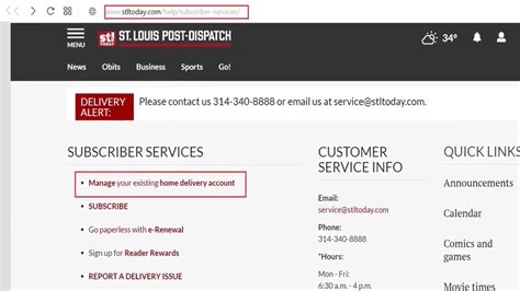 post dispatch newspaper customer service.